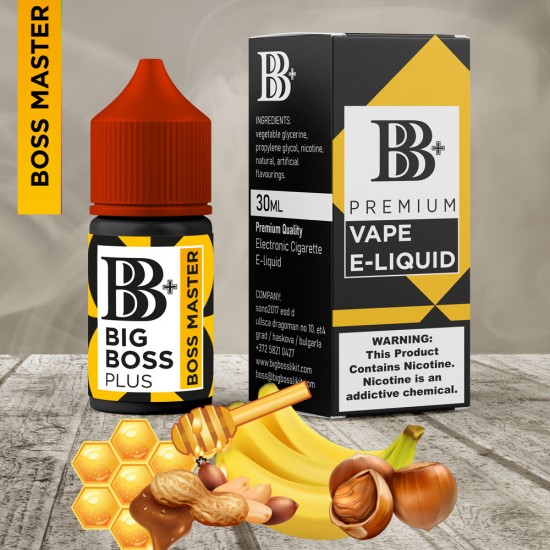 BB+ Plus Premium BOSS MASTER 30ML Likit  en uygun fiyatlar ile ozelbuhar.coda! BB+ Plus Premium BOSS MASTER 30ML Likit özellikleri, fiyatı, incelemesi, yorumları ve taksit seçenekleri için hemen tıklayın!