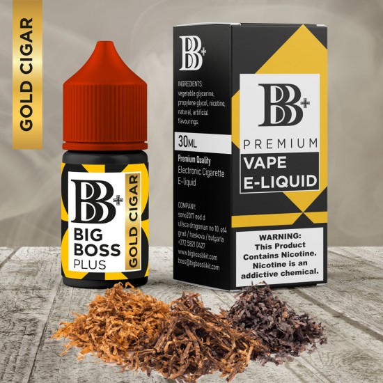 BB+ Plus Premium GOLD CİGAR 30ML Likit  en uygun fiyatlar ile ozelbuhar.coda! BB+ Plus Premium GOLD CİGAR 30ML Likit özellikleri, fiyatı, incelemesi, yorumları ve taksit seçenekleri için hemen tıklayın!