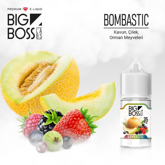 Big Boss Bombastic 30 ML Likit  en uygun fiyatlar ile ozelbuhar.coda! Big Boss Bombastic 30 ML Likit özellikleri, fiyatı, incelemesi, yorumları ve taksit seçenekleri için hemen tıklayın!