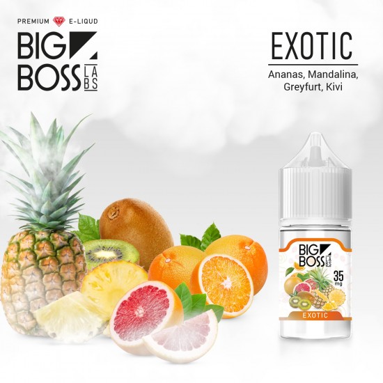 Big Boss Exotic 30 ML Likit  en uygun fiyatlar ile ozelbuhar.coda! Big Boss Exotic 30 ML Likit özellikleri, fiyatı, incelemesi, yorumları ve taksit seçenekleri için hemen tıklayın!