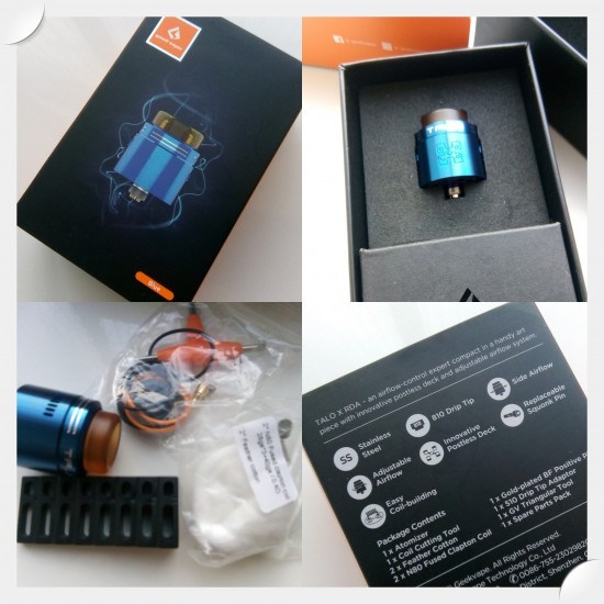 GeekVape Talo X Rda Atomizer  en uygun fiyatlar ile ozelbuhar.coda! GeekVape Talo X Rda Atomizer özellikleri, fiyatı, incelemesi, yorumları ve taksit seçenekleri için hemen tıklayın!