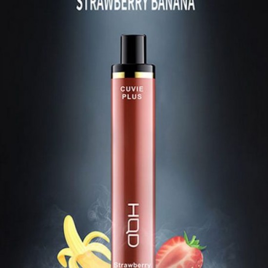 HQD Cuvie Plus 1200 Strawberry Banana  en uygun fiyatlar ile ozelbuhar.coda! HQD Cuvie Plus 1200 Strawberry Banana özellikleri, fiyatı, incelemesi, yorumları ve taksit seçenekleri için hemen tıklayın!