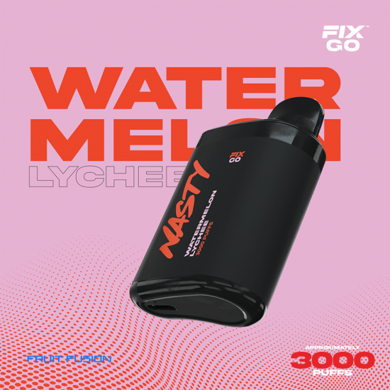 Nasty Fix Go 3000 Watermelon Lychee  en uygun fiyatlar ile ozelbuhar.coda! Nasty Fix Go 3000 Watermelon Lychee özellikleri, fiyatı, incelemesi, yorumları ve taksit seçenekleri için hemen tıklayın!