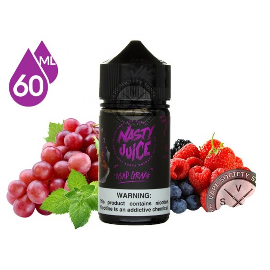 Nasty Juice Asap Grape 60ML Premium Likit  en uygun fiyatlar ile ozelbuhar.coda! Nasty Juice Asap Grape 60ML Premium Likit özellikleri, fiyatı, incelemesi, yorumları ve taksit seçenekleri için hemen tıklayın!