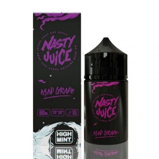 Nasty Juice High Mint Asap Grape 60ML Premium Likit  en uygun fiyatlar ile ozelbuhar.coda! Nasty Juice High Mint Asap Grape 60ML Premium Likit özellikleri, fiyatı, incelemesi, yorumları ve taksit seçenekleri için hemen tıklayın!