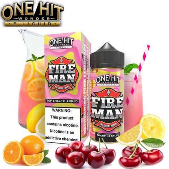 One Hit Wonder Fire Man 30 ML Premium Salt Likit  en uygun fiyatlar ile ozelbuhar.coda! One Hit Wonder Fire Man 30 ML Premium Salt Likit özellikleri, fiyatı, incelemesi, yorumları ve taksit seçenekleri için hemen tıklayın!