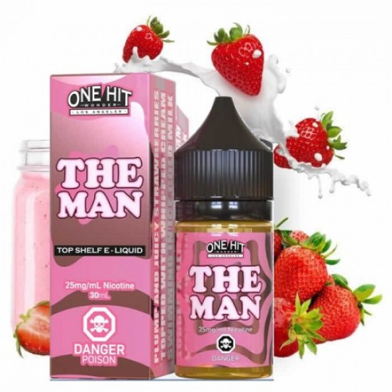 One Hit Wonder The Man 30ML Premium Salt Likit  en uygun fiyatlar ile ozelbuhar.coda! One Hit Wonder The Man 30ML Premium Salt Likit özellikleri, fiyatı, incelemesi, yorumları ve taksit seçenekleri için hemen tıklayın!