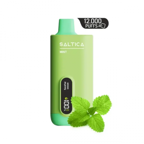 Saltica 12000 Puff Mint Ekranlı  en uygun fiyatlar ile ozelbuhar.coda! Saltica 12000 Puff Mint Ekranlı özellikleri, fiyatı, incelemesi, yorumları ve taksit seçenekleri için hemen tıklayın!