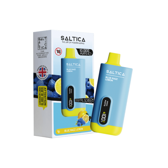 Saltica Blue Razz Lemon 10000 Çekim Ekranlı Dijital Kullan At Puff  en uygun fiyatlar ile ozelbuhar.coda! Saltica Blue Razz Lemon 10000 Çekim Ekranlı Dijital Kullan At Puff özellikleri, fiyatı, incelemesi, yorumları ve taksit seçenekleri için hemen tıklay