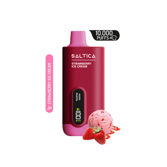 Saltica Strawberry Ice Cream 10000 Çekim Ekranlı Dijital Kullan At Puff  en uygun fiyatlar ile ozelbuhar.coda! Saltica Strawberry Ice Cream 10000 Çekim Ekranlı Dijital Kullan At Puff özellikleri, fiyatı, incelemesi, yorumları ve taksit seçenekleri için he