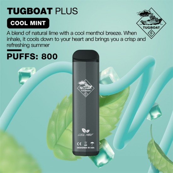 Tugboat Plus 800 Cool Mint  en uygun fiyatlar ile ozelbuhar.coda! Tugboat Plus 800 Cool Mint özellikleri, fiyatı, incelemesi, yorumları ve taksit seçenekleri için hemen tıklayın!