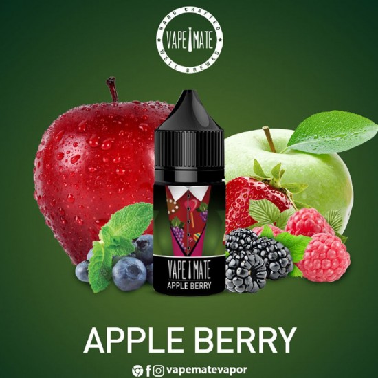 Vape Mate Apple Berry 30 ML Salt Likit  en uygun fiyatlar ile ozelbuhar.coda! Vape Mate Apple Berry 30 ML Salt Likit özellikleri, fiyatı, incelemesi, yorumları ve taksit seçenekleri için hemen tıklayın!