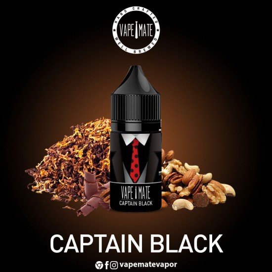 Vape Mate Captain Noir 30 ML Salt Likit  en uygun fiyatlar ile ozelbuhar.co'da! Vape Mate Captain Noir 30 ML Salt Likit özellikleri, fiyatı, incelemesi, yorumları ve taksit seçenekleri için hemen tıklayın!