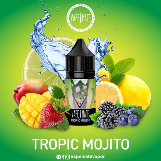 Vape Mate Tropic Mojito 30 ML Likit  en uygun fiyatlar ile ozelbuhar.coda! Vape Mate Tropic Mojito 30 ML Likit özellikleri, fiyatı, incelemesi, yorumları ve taksit seçenekleri için hemen tıklayın!