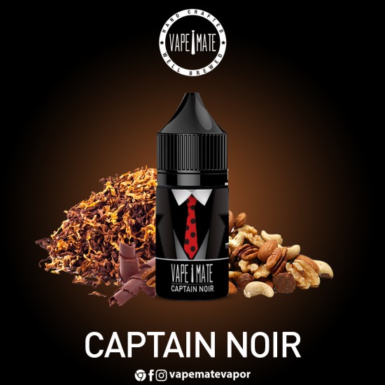 Vape Mate Captain Noir 30 ML Likit  en uygun fiyatlar ile ozelbuhar.coda! Vape Mate Captain Noir 30 ML Likit özellikleri, fiyatı, incelemesi, yorumları ve taksit seçenekleri için hemen tıklayın!